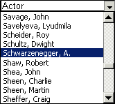 Ein Kombinationsfeld